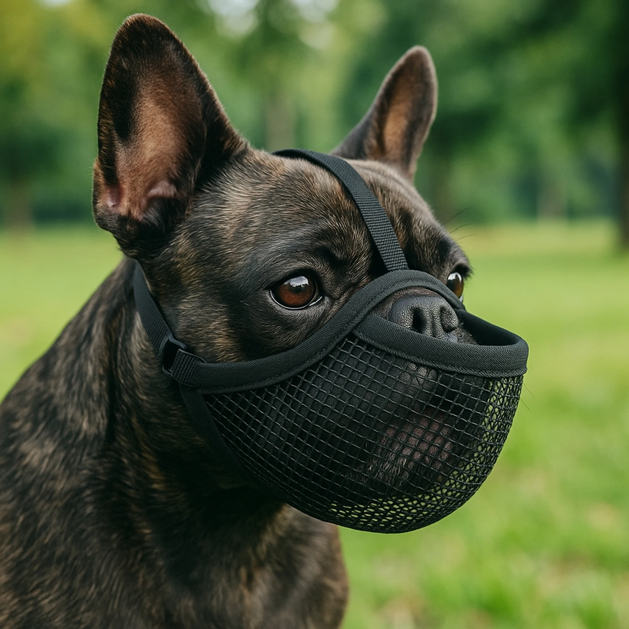Short Nosed Dog Muzzle Outdoor Use Prevent Biting Barking Accidental Eating Miniature Small Dog Mask Pet