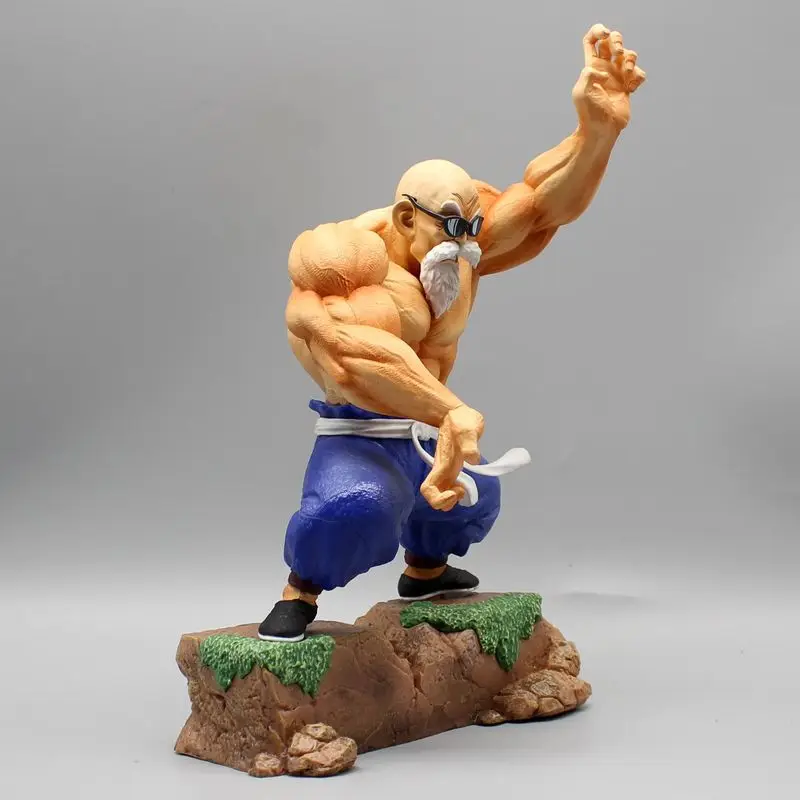 25cm Anime Figures Dragon Ball Super Master Roshi Two Heads Action Figures Kame Sennin Pvc Toys For Children Dbz Collector Model