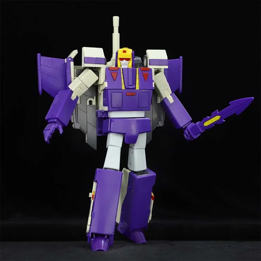 Em estoque robôs transformáveis figuras de ação, estrela St-01 st01, blitzwing, três mudanças guerreiro brinquedos presentes colecionáveis