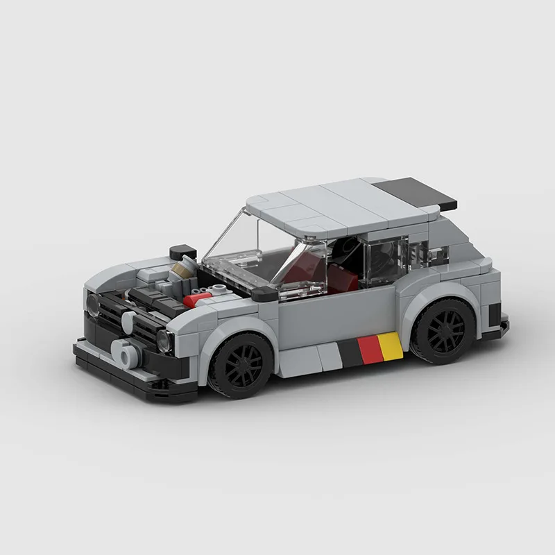 GTI sports car racing moc compatible Lego small particles puzzle assembly children's building block toys cross-border wholesale