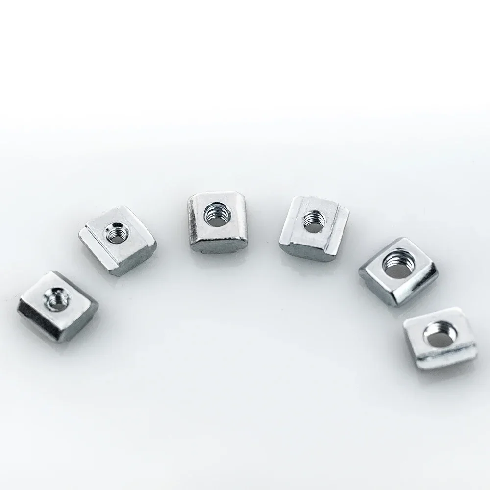 20 Buah/Lot 30 Seri Slot M3 M4 M5 M6 T Blok Persegi Geser T-nut Mur Palu untuk Pengikat Profil Aluminium 2020