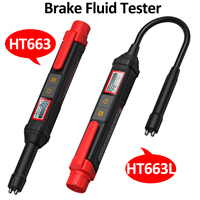 Brake Fluid Tester Car Brake Liquid Digital Tester for DOT3/DOT4/DOT5.1 Data Hold Accurate Vehicle Brake Oil Quality Check Pen