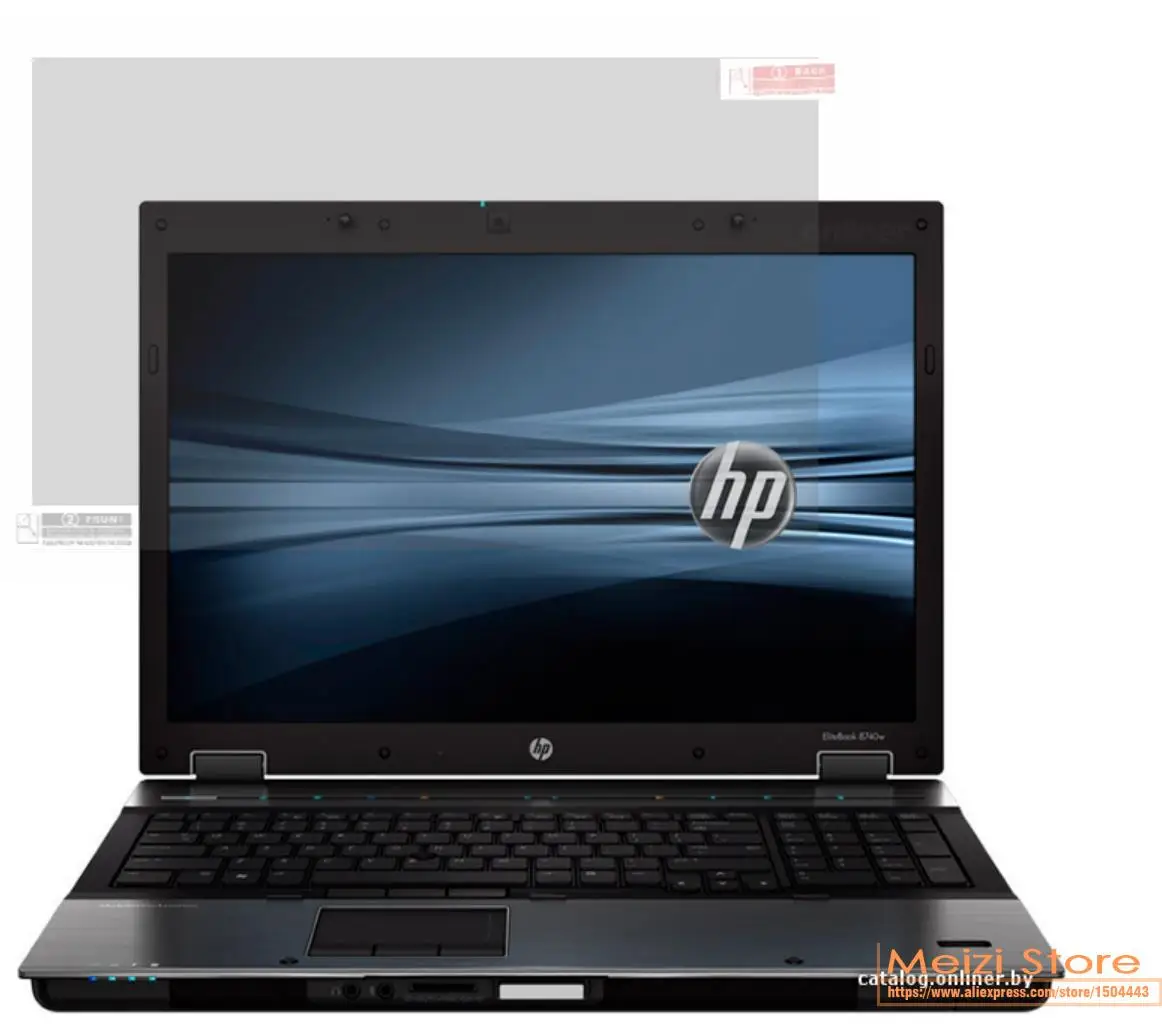 3 peças para hp elitebook 8440p 8440w 6930p 6530b 6535b 6730b transparente/fosco protetor de tela de notebook filme macio