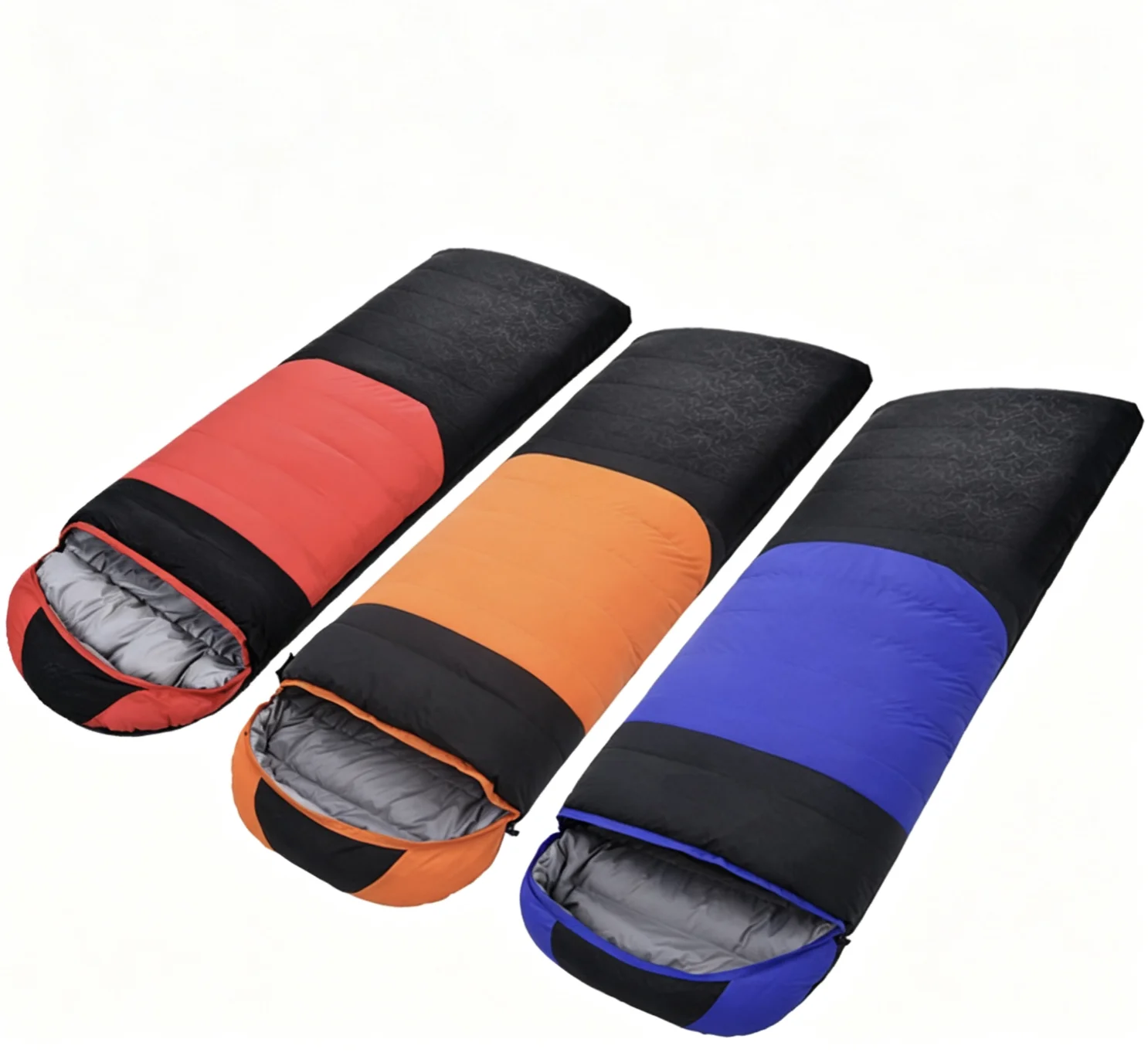 Portable Envelope Down-Filled Customizable Rectangular Style 80cm Width 220cm Length Adults Sleeping Bag for Outdoor Camping