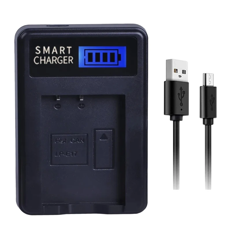 

Запасное зарядное устройство с ЖК-дисплеем USB LP-E17 для T6i 750D 800D 448F