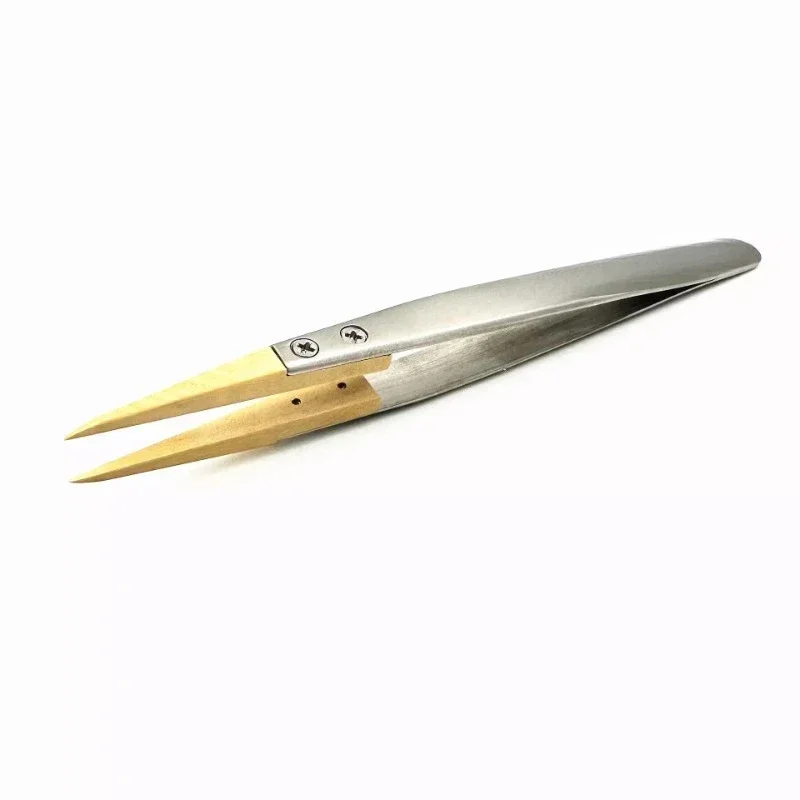 

Watch repair tools Boxwood forceps Precision antimagnetic forceps No. 27 Tip forceps Insulation does not hurt parts Watch tools