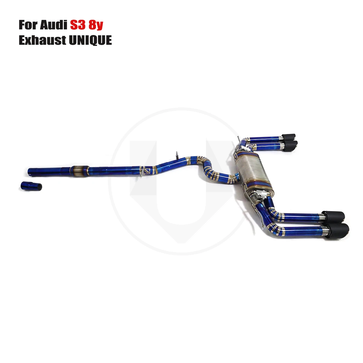 

UNIQUE Designs 2015-2019 Audi S3 8y 2.0T Titanium Valve Exhaust High Performance Exhaust Pipe for Exhaust System