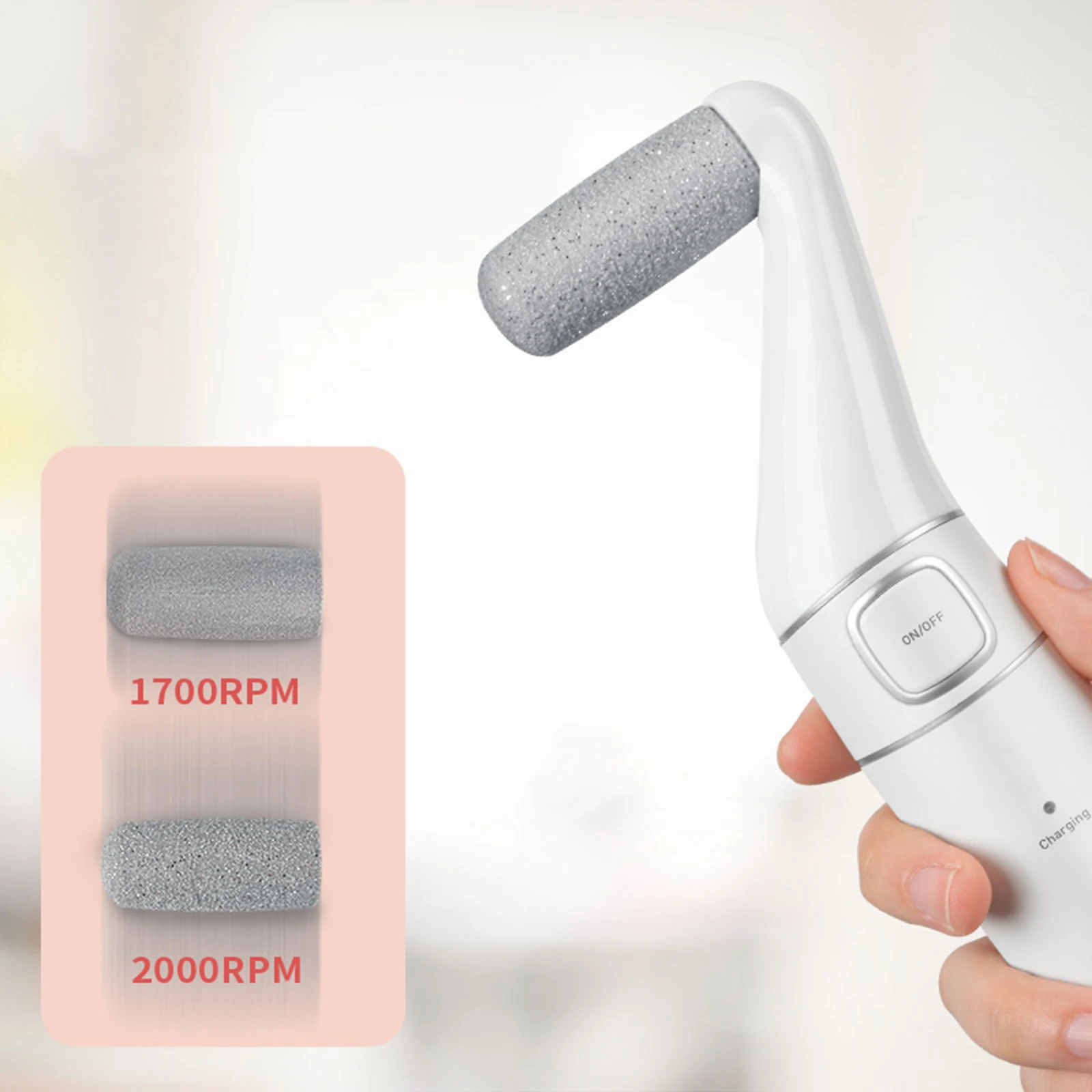 مزيل الكالس للأقدام ، جهاز غسيل القدم ، أدوات العناية بالأقدام لإزالة الجلد الصلب ، النسيج المتشقق القديم للنساء والرجال