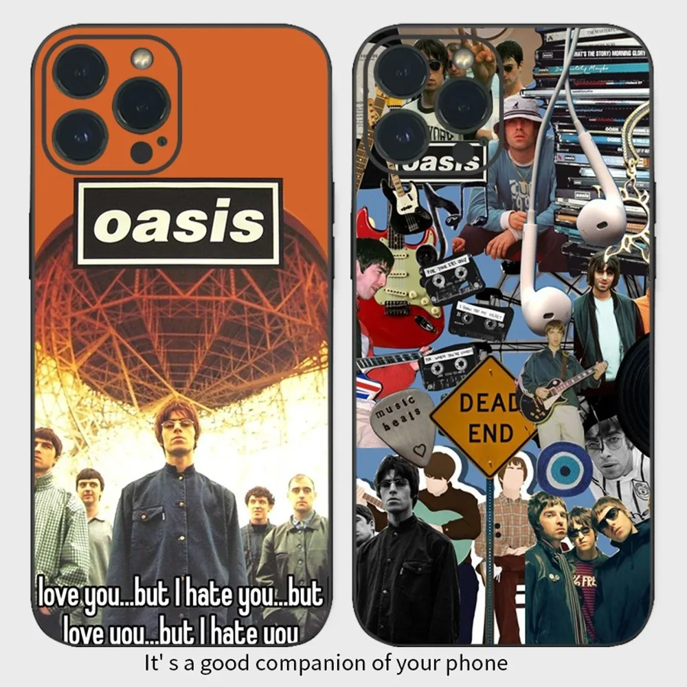 Hot Band O-Oasis Phone Case For IPhone16 15 14 13 12 Mini 11 Pro XS Max X XR SE5 6 7 8 Plus Soft Silicone Cover