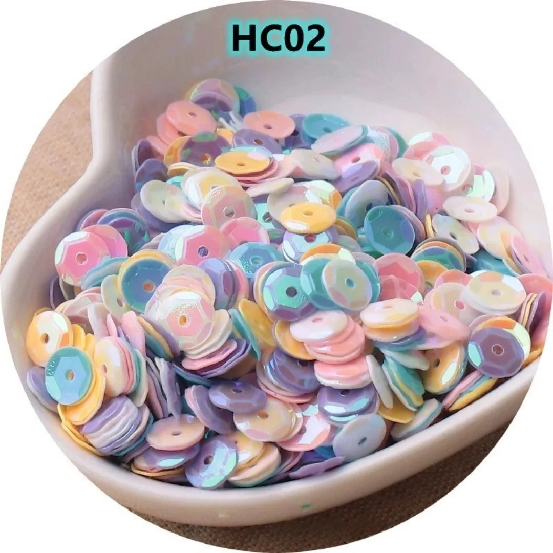 1000 قطعة 6 مللي متر AB ترتر قزحي الألوان ، قطع منحنية ، قطع مقعرة دائرية ، قطع خرز ، إكسسوارات ملابس مخيطة يدويًا ذاتية الصنع #4