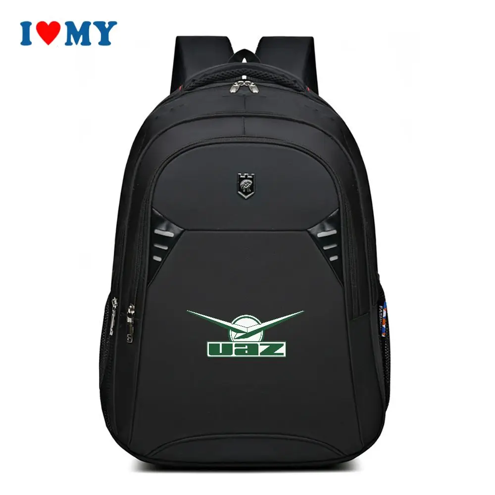 

Black Sports Shoulder Backpack for Men and Women, Large Capacity Daypack with Graphic Detail for School, Travel, Gym Commuting.