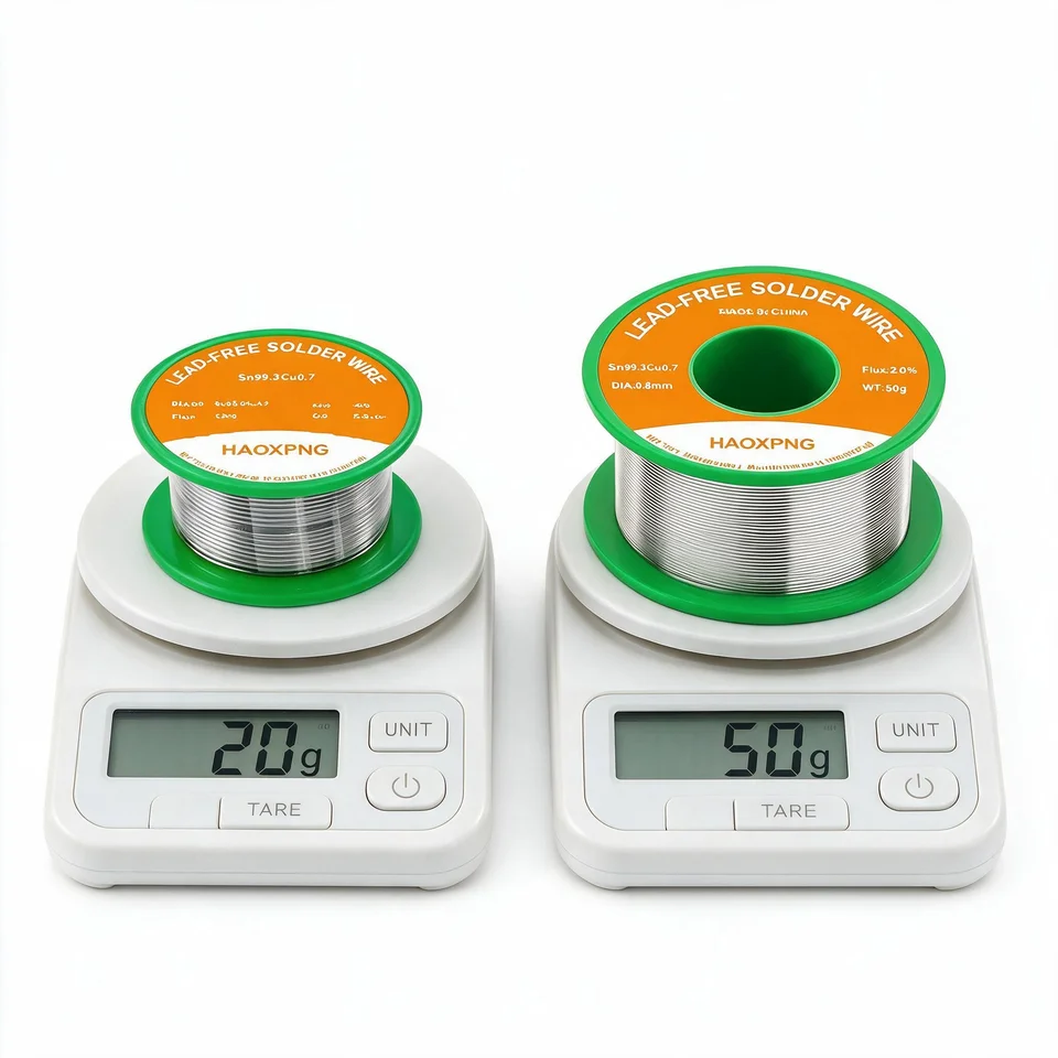 Alambre de soldadura sin plomo, sin limpieza, alta pureza, punto de fusión 217 grados, para reparación electrónica Sn99.3cu0.7 6