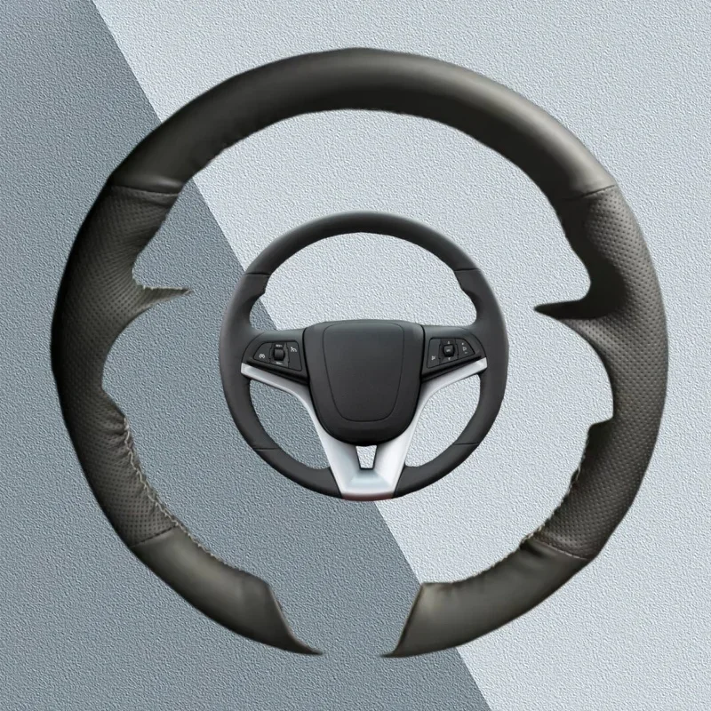 

Чехол на руль автомобиля на заказ для Chevrolet Cruze Hatchback Sedan 2009-2014, аксессуары для салона автомобиля из искусственной кожи
