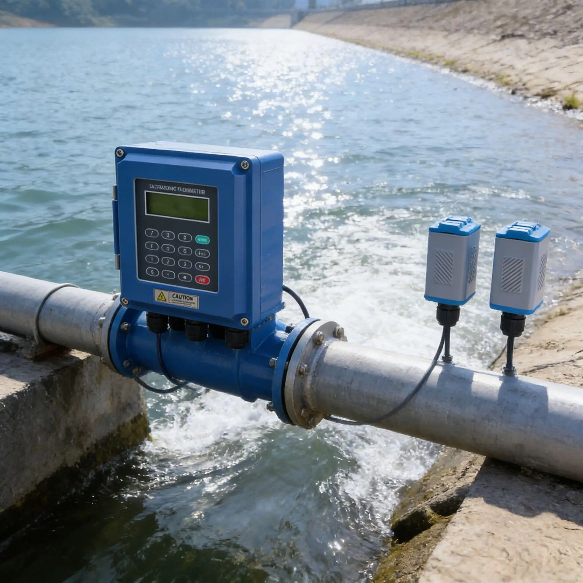 

2026 High Quality BGT 4-20ma RS485 Water Flowmeter Irrigation Remote Reading Ultrasonic Water Flowmeter Doppler Ultrasonic Flow