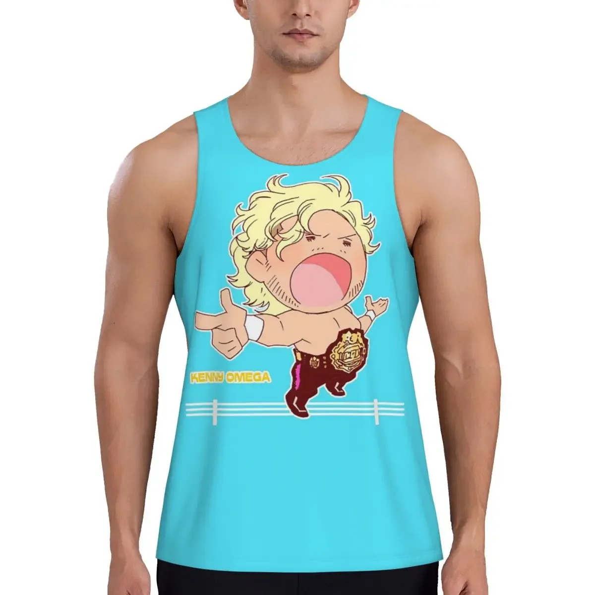 Quick Dry Kenny Omega Kenny The Champ (16) Gym Tank Muscle Sleeveless Shirt Bodybuilding Breathable Vest