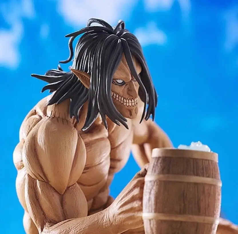 Bez pudełka 15 cm 2024 W magazynie Japońska oryginalna figurka anime Eren Jaeger Giant ver figurka kolekcjonerska model zabawki