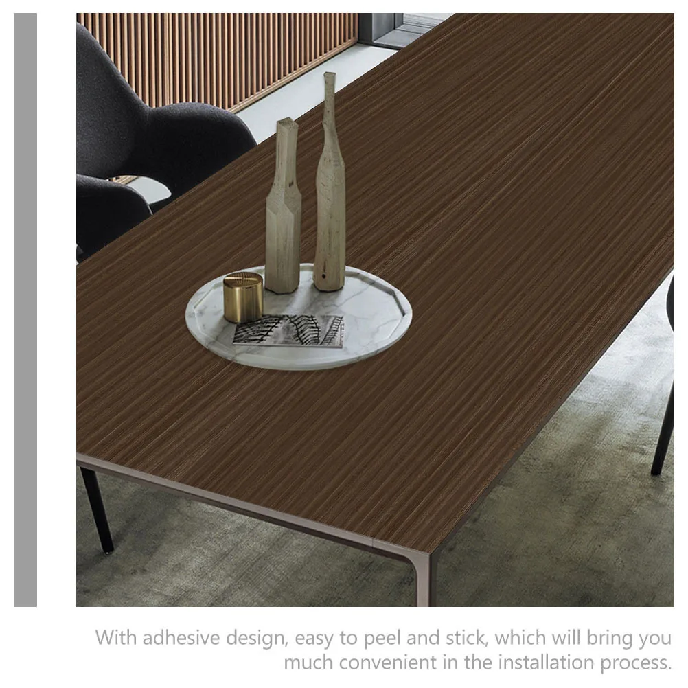 ملصق أرضي قابل للتقشير واللصق مقاوم للماء من الخشب البلاستيكي لتصميم الحبوب لغرفة المعيشة وغرفة النوم مقاس 120 × 90 سم ألواح أرضية قابلة للتقشير واللصق #4