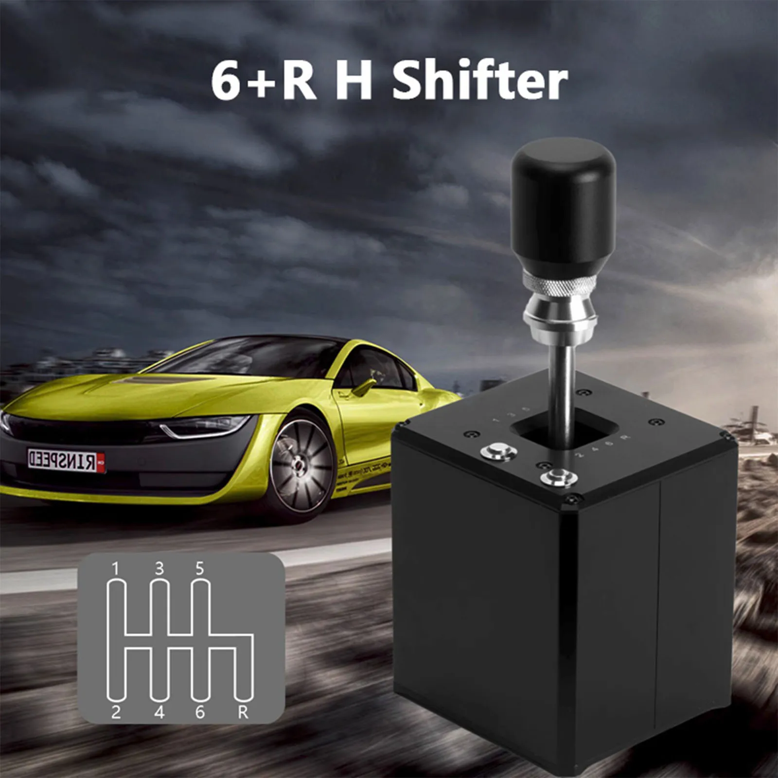 Simplayer HQB-BC-B / HQB-BC-N 6 + R Gear Shifter Sim Racing Shifter для Logitech G27 и T300RS