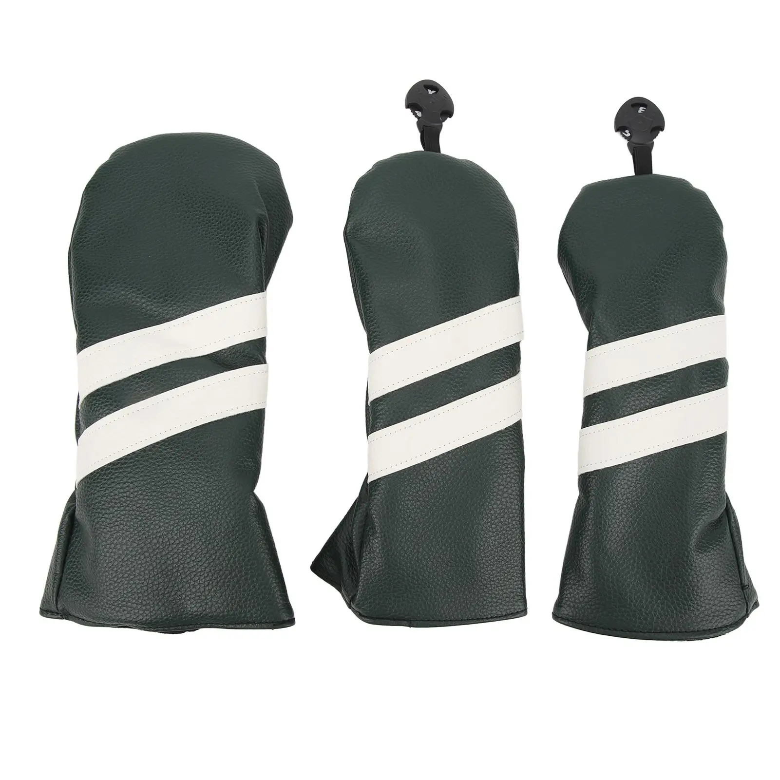 Lightweight Waterproof PU Sports Headcovers - Dustproof for fairway Club Protection with Rotating Labels