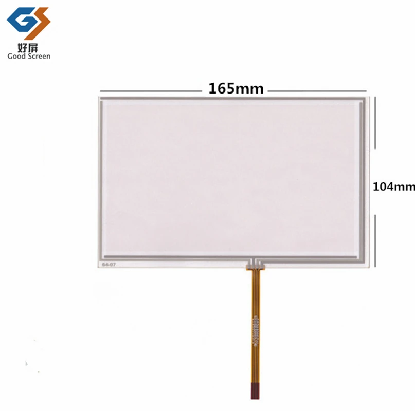 

7Inch 165x104mm AT070TN83 v.1 GPS touch screen Resistance compatible touch panel 4-Line 165*104 For WEINVIEW TK6070IP