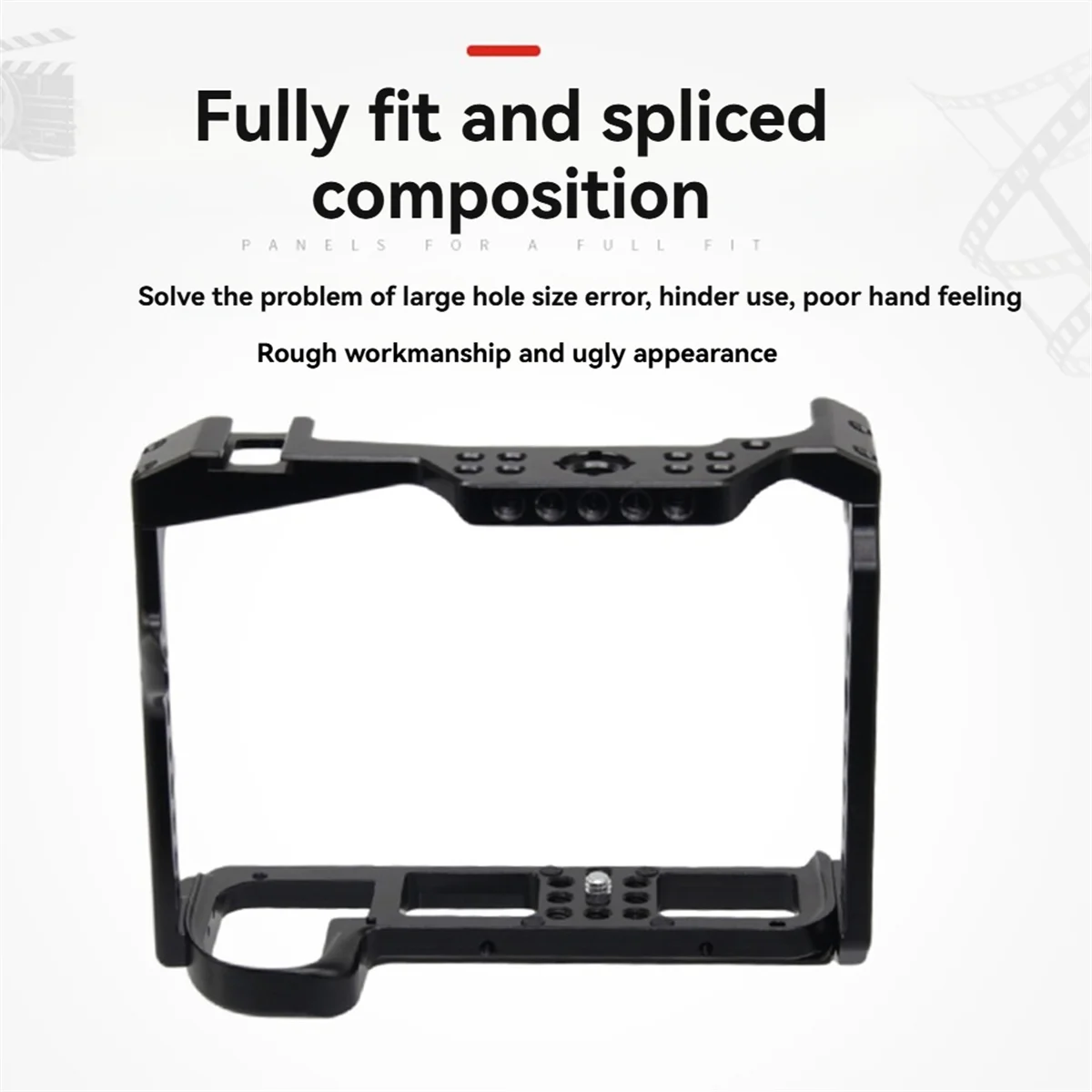 

A07I Camera Cage for S1 S1H S1R Camera Stabilizer Protection Frame Quick Release Plate Camera Cage