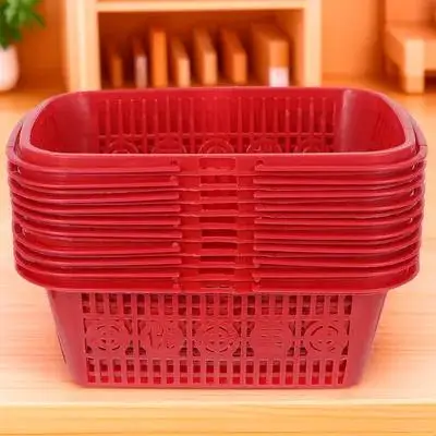 10Pcs Fruit Picking Basket Plastic Berry Basket Portable Vent Storage Container Mini Harvest Holder Strawberry Blueberry Grape
