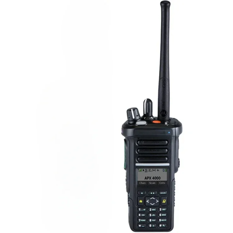 Intercom APX4000 P25 IP67 GPS Bluetooth 700/800 MHz VHF UHF 900 MHz Two Way Radio Handheld Walkie-talkie