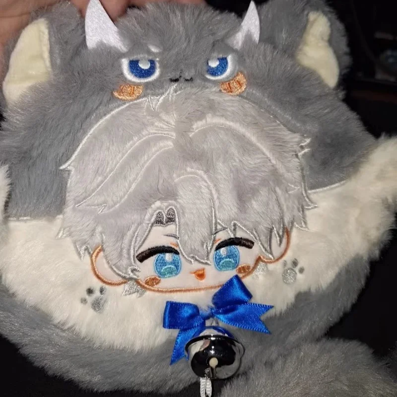 En stock, monedero de felpa Honkai Star Rail, hecho en abanico, serie White Erosion, Wan Di Na Ke Xia, bolso pequeño de valle, tarjetero, regalo suave