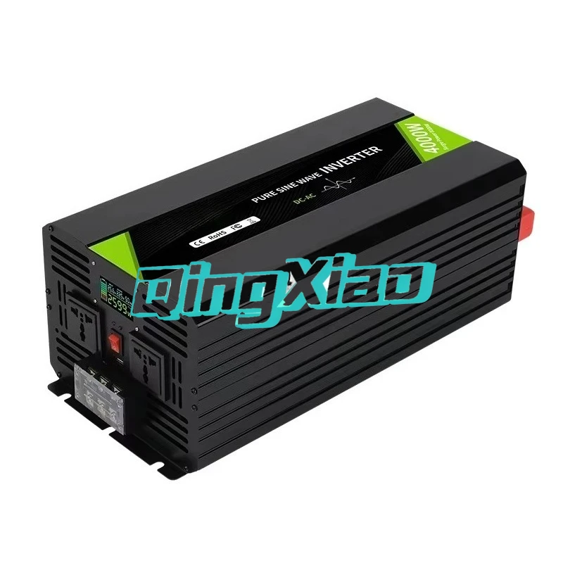 Pure Sine Wave Inverter 6000W DC To AC Power Inverter With LCD Display For Home RV Truck With USB Ports With Overload Protection