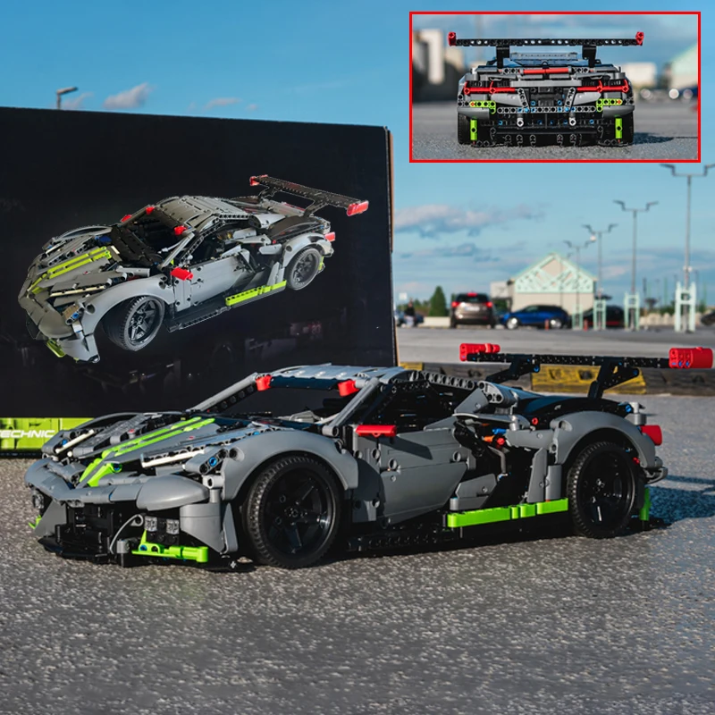 

NEW Technical Corvette C8.R Super Racing Car Model MOC Building Blocks DIY Speed Champions Vehicle Assembly Toys Birthday Gifts