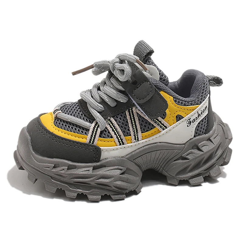 

PU Leather Children's Sport Shoes Trend Fashion Kid's Sneakers Ergonoimcs Breathable Boy's Girl's Running Shoes Baby Sneakers