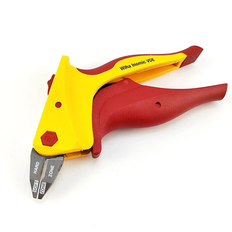 Wiha 30666 Electrician\'s Insulated Diagonal Pliers with Innovative Dual Cutting Function of The Jaws Z12916