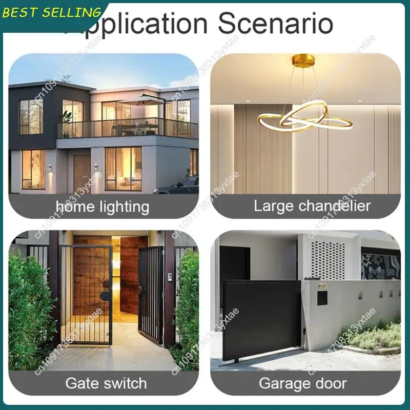 N09R-1 Piece Tuya Smart Switch White ABS For Motor Light Remote Control Circuit Breaker Inching Switch Alexa