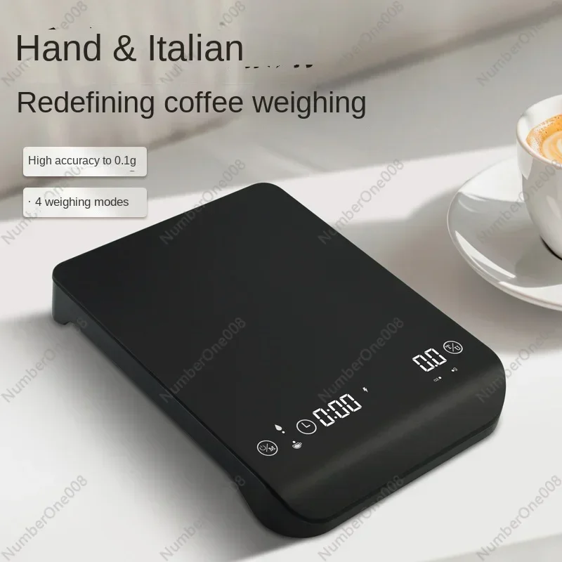Rechargeable Coffee Scale 3kg 0.1g Home Fast Charge Timing Coffee Scale