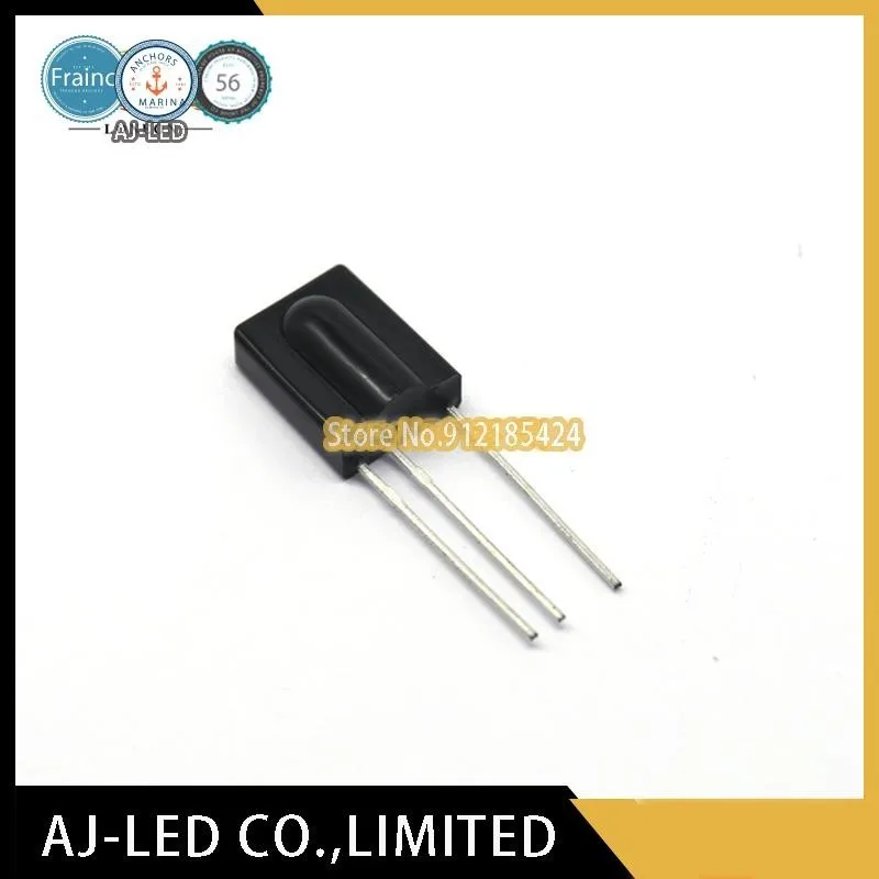 

10pcs/lot AT438A infrared receiver remote control receiver integrated transmission distance 35m frequency 38KHZ Vishay