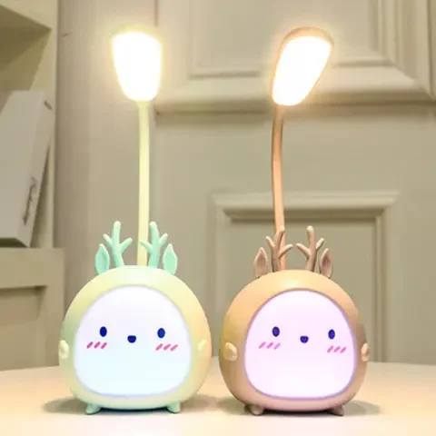 

Foldable LED Desk Lamp Cute Cartoon New Light USB Recharge LED Reading Light Eye Protective Colorful Night Light