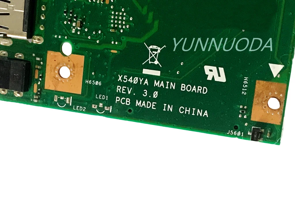 X540YA ASUS X540Y R540YA F540YA A540YA D540YA 노트북 마더보드 E1 A6 A8 CPU 2G 4G 8G RAM HDD 보드 100% 테스트됨 양호