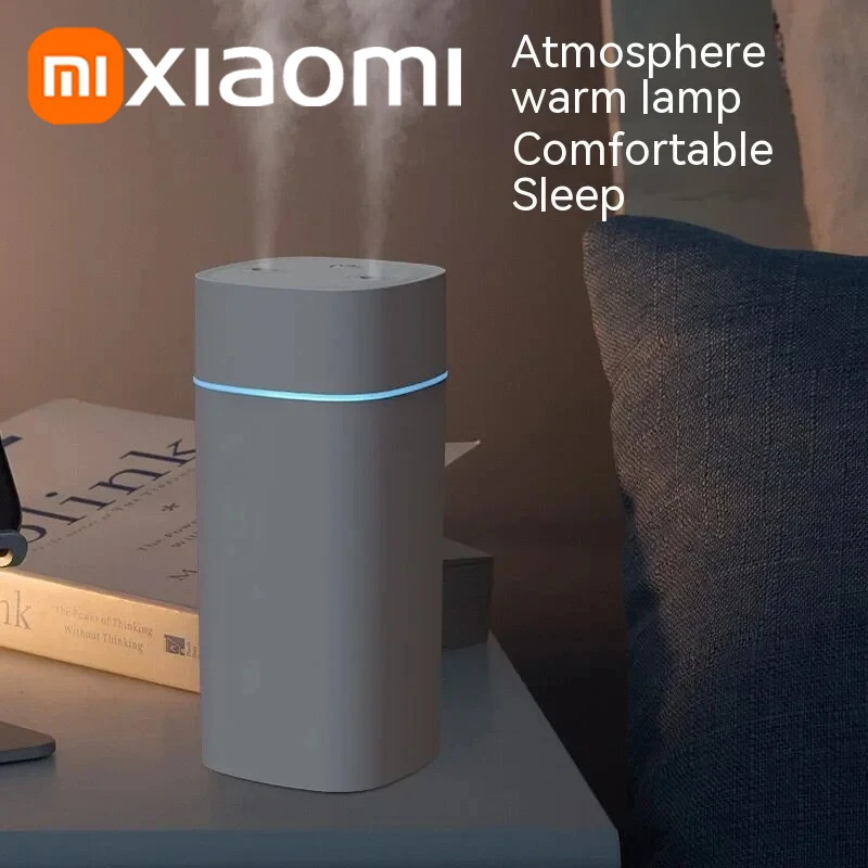 Увлажнитель воздуха Xiaomi с двойным носиком, диффузор эфирного масла большой емкости, крутой туманообразователь, бесшумный ночник для дома,