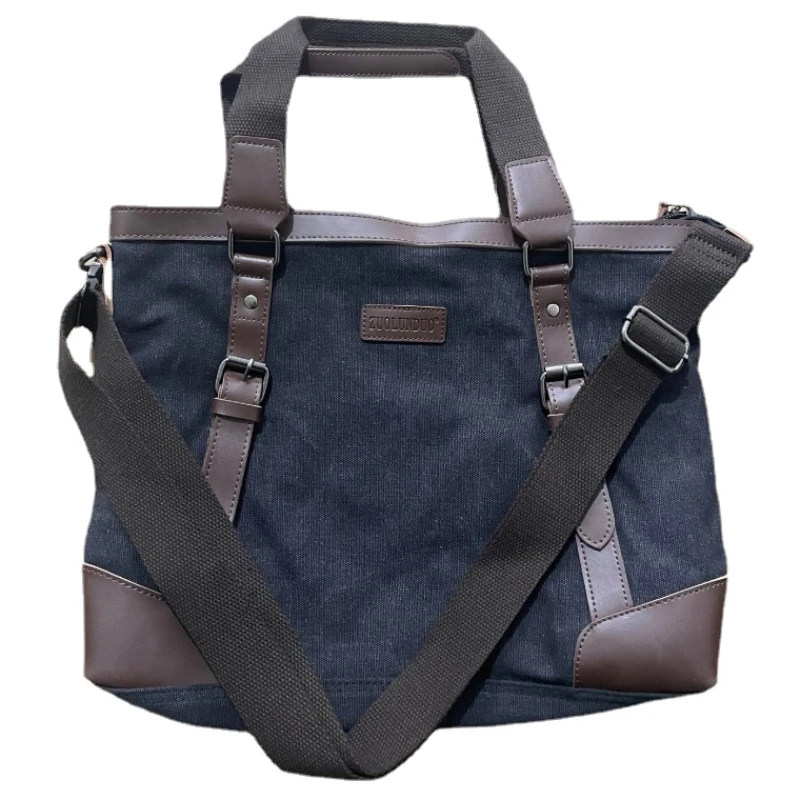 

Casual Brand Retro Handbag for Laptop 13-14 Inch Canvas Travel Shoulder Bag for Men Shoulder Messenger Bag for Men