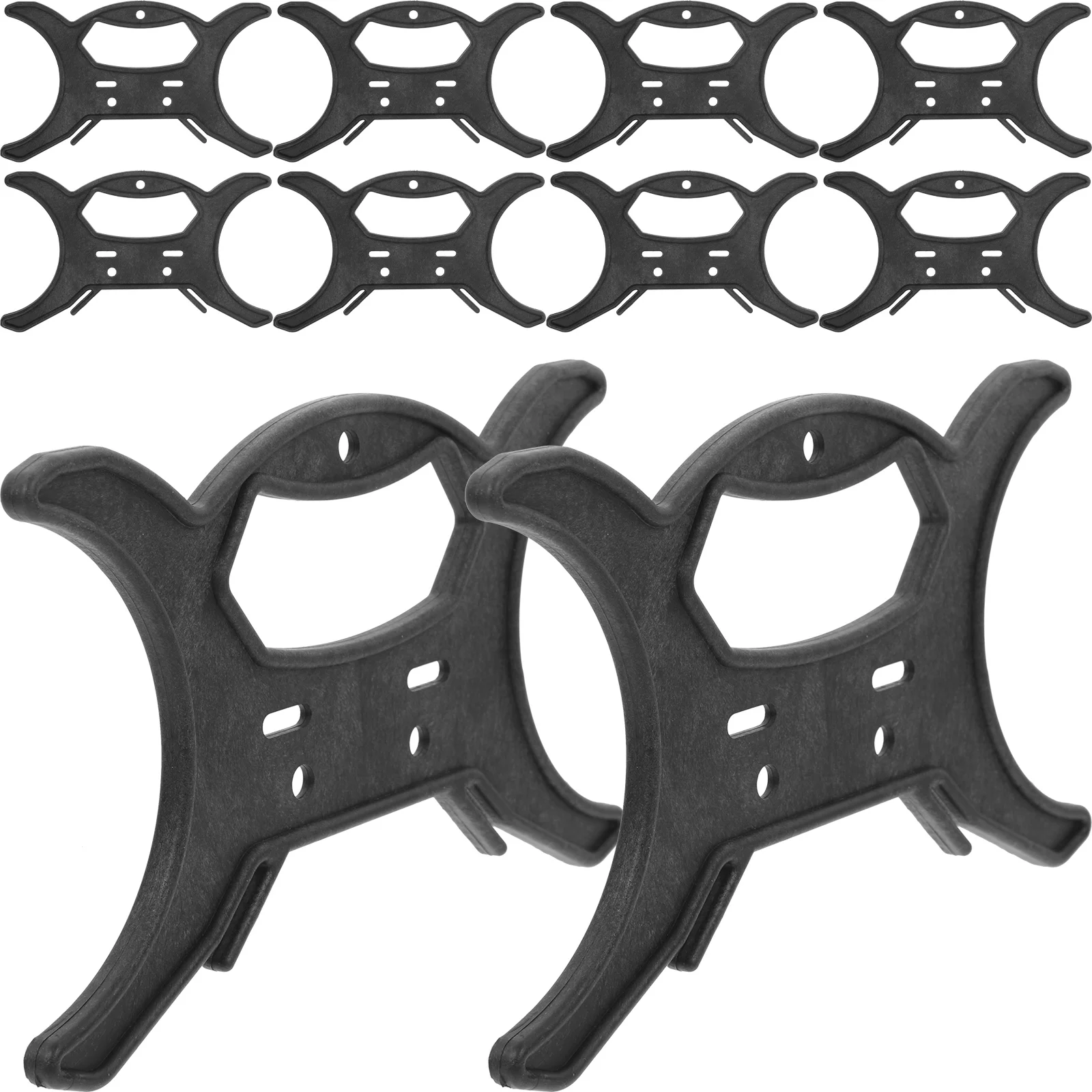 

8 Pcs Build Portable String Light Organizer Stretchy Cord Management Desk Wire Laptop Stand