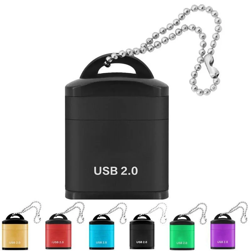 

Для USB Micro SD/TF Card Reader USB 2.0 Устройство чтения карт памяти мобильного телефона Высокоскоростной USB-адаптер Для ноутбуков Компьютерные аксессуары