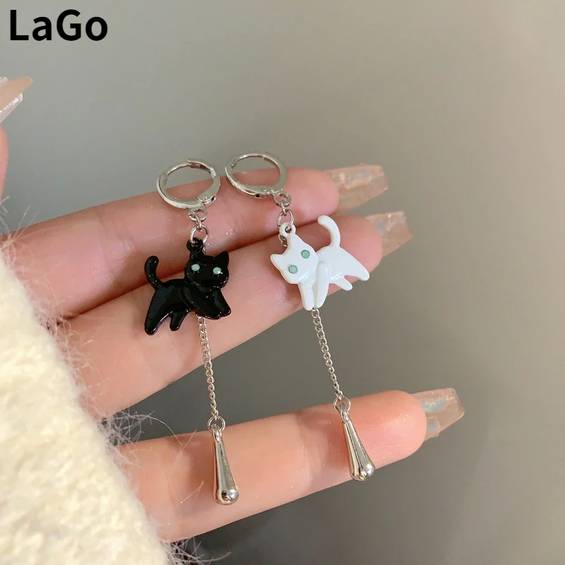 Fashion Jewelry Tassel Earrings Sweet Korean Temperament Sweet Design Cute Jewelry Hoop Earrings For Women Girl Wholesale