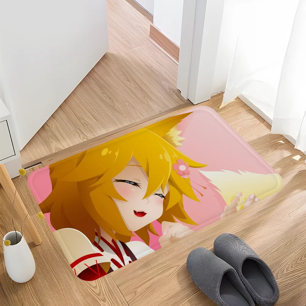 The Helpful Fox Senko San Floor Mat Bathroom Mat Kids Room Bedroom Decoration Balcony Anti-Slip Doormat Living Room Bedside Area