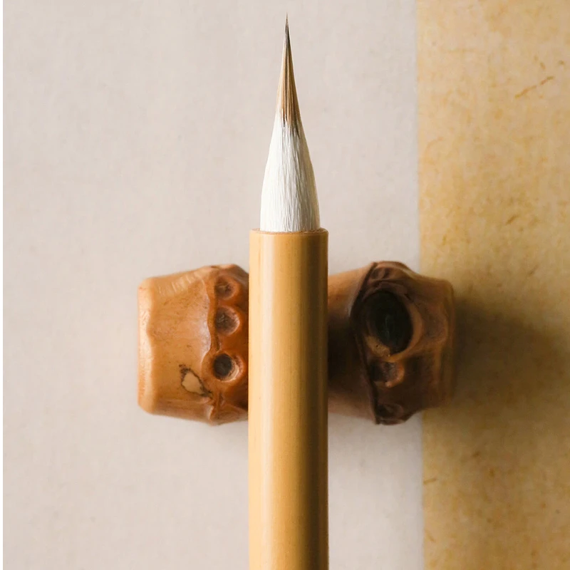 

Woolen Rabbit Hair Chinese Painting Brush Hook Line Outline Pen Fine Liner Copy Scriptures Small Regular Script Calligraphy Pen