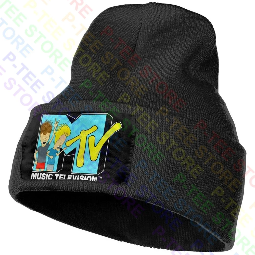 Mtv Beavis And Butthead Inside Of Logo Knitted Beanie Hat Beanies Cap Best All-Match High Quality