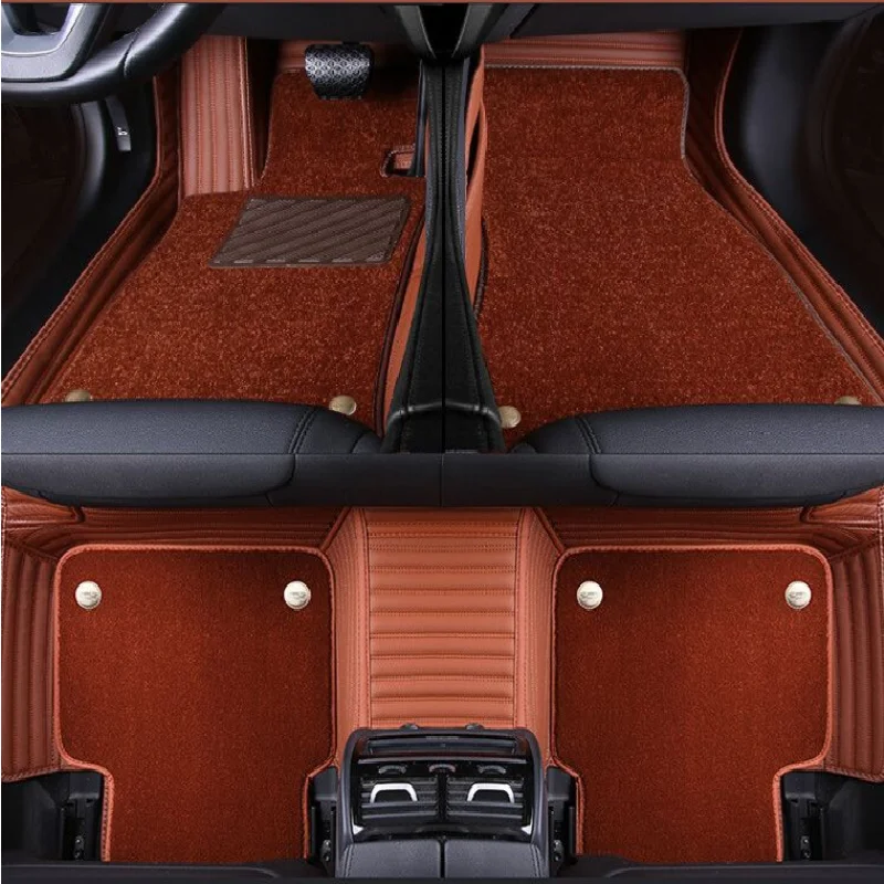 Floor Mats for Ford Fiesta Mk6 Mark VI Mk7 WS WT WZ 2009 2010~2016 Custom Fit Waterproof Automotive Car Accessories interior