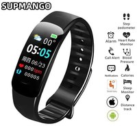 C1 P Smart Watch Men Women Bluetooth Step Counting Sports Bracelet Fitness Tracker Heart Rate Blood Pressure Sleep