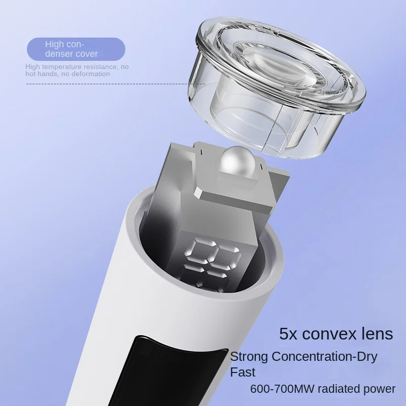 Lampa do manicure dotykowego transgranicznego, jednowyrazowa, wygodna mini ręczna lampa do manicure z akumulatorem, bez czarnych dłoni, szybkoschnąca.