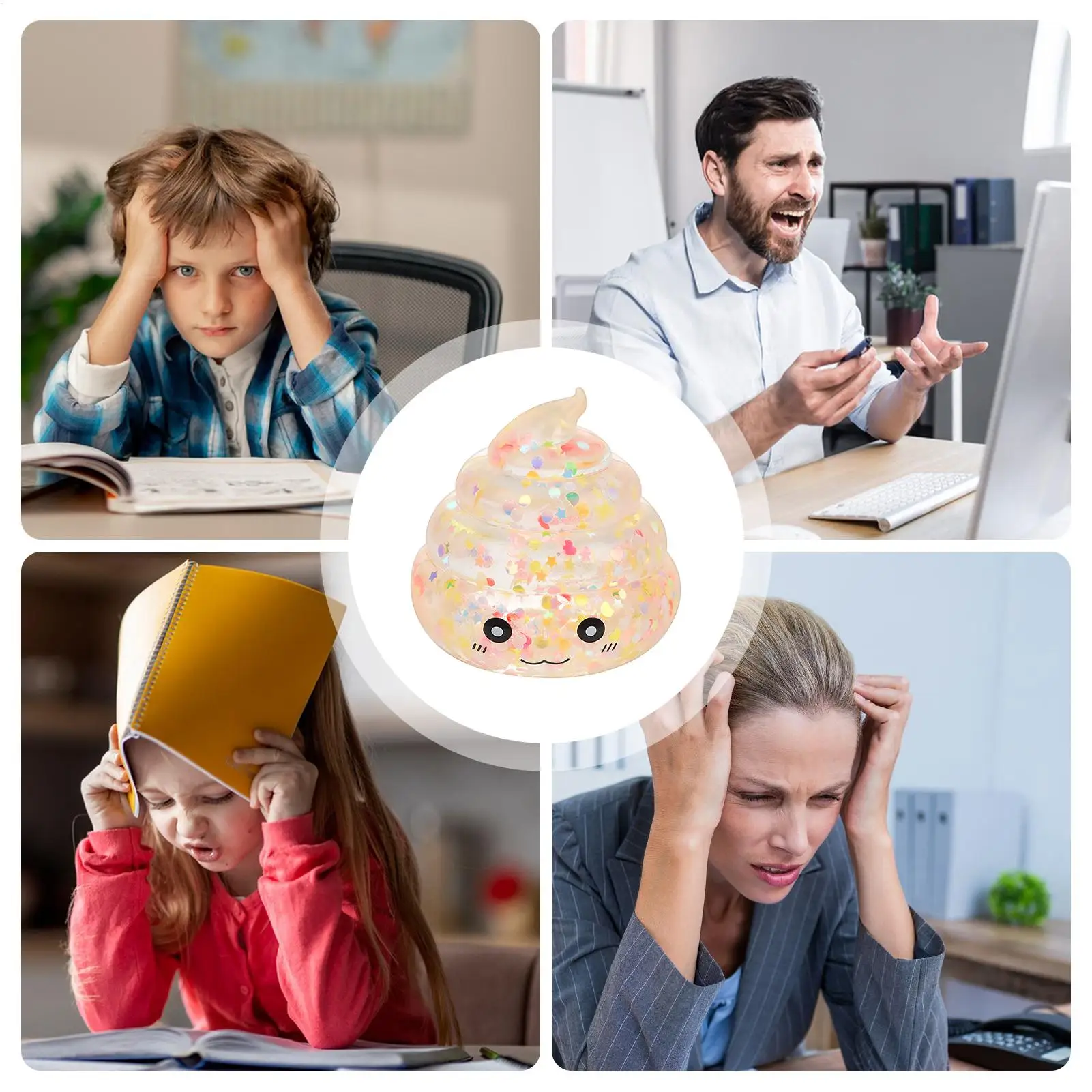 

Детская сенсорная игрушка-антистресс с блестками, расслабляющая игрушка-компаньон, забавная игрушка для мальчиков, детей, студентов, взрослых, для класса и дома