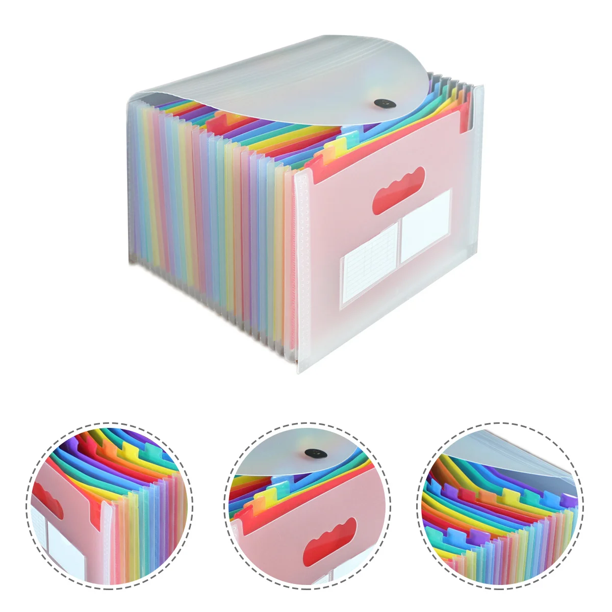 24-zakken Uitbreidende bestandsmap Stijlvolle draagbare documentorganizer Gespontwerp voor thuiskantoor Schoolgebruik Ontvangstorganisator